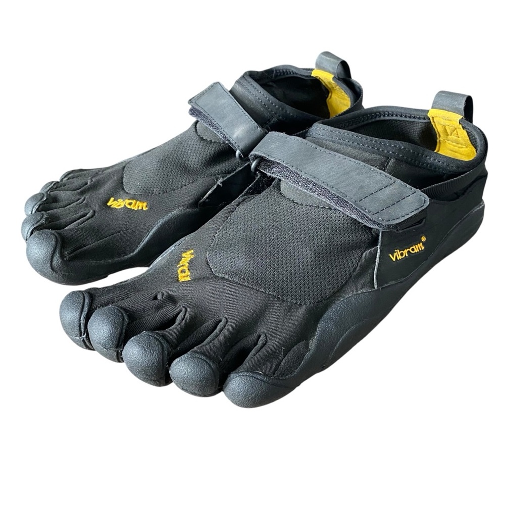 Vibram Fivefinger Shoes KSO 148 Sz 40 Black Slip On Natural Footshape Running
